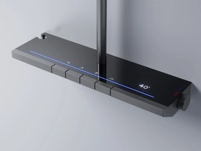 Rea Pedro, sprchový set s termostatom, grafitová, REA-P0896