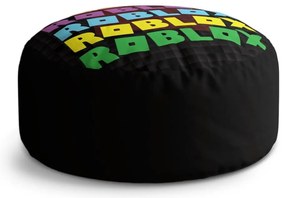 Taburet Circle Roblox farebný text, farebná