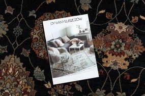 Vlnený kruhový koberec SUPERIOR LATICA Navy