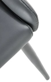 Jedálenská stolička K465 - tmavosivá / čierna