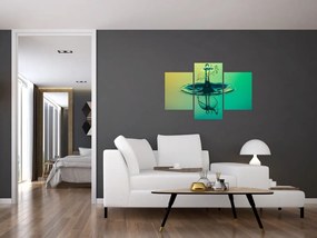Obraz kvapky vody (90x60 cm)