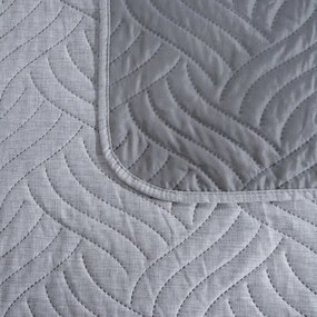 Dekorstudio Prehoz na posteľ LEN strieborný Rozmer prehozu (šírka x dĺžka): 200x220cm