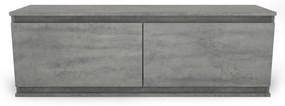 Nástenná skrinka Carlos, šedý betón, 120 cm