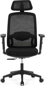 Kancelárska stolička čierna KA-S2176 BK