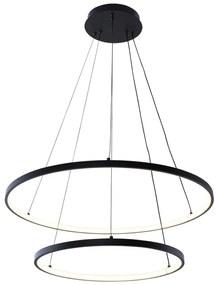 Zuma Line 18140BK-2 - LED Luster na lanku BRENO LED/50W/230V 3000/4000/6000K