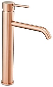 Umývadlová batéria vysoká Rea Lungo ružové zlato