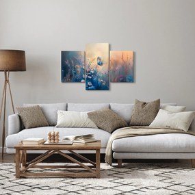 Obraz - Lúka s motýľom (90x60 cm)