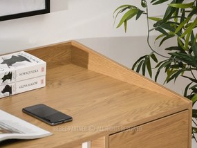 PC stolík Esko (dub + biela). Akcia -19%. Vlastná spoľahlivá doprava až k Vám domov. 1109750