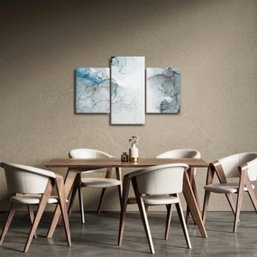 Obraz - Modrý mramor (90x60 cm)