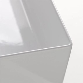 ALAPE EB.ME750 obdĺžnikové zápustné umývadlo bez otvoru, bez prepadu, 750 x 375 mm, biela alpská, s povrchom ProShield, 2227503000