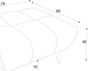 Stolička ALBA sivá