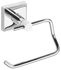 Mosadzný držiak na toaletný papier v striebornej farbe Sapho X-Square