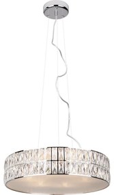 MAXLIGHT P0236 - Luster na lanku DIAMANTE 5xG9/42W/230V pr. 38 cm chróm