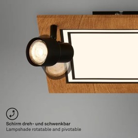 Brilo - LED Stropné svietidlo LED/12W/230V + 2xGU10/9W 3000K