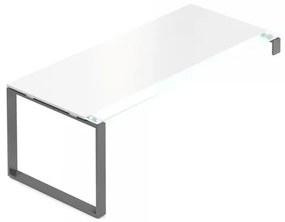 Stôl Creator 200 x 90 cm, grafitová podnož, 1 noha