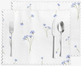 Goldea prestieranie na stôl teflónové - modré nevädze - sada 2ks 30 x 40 cm