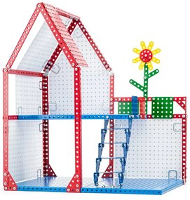 Merkur 48001 - Domček pre bábiky, 34 x 39 x 25 cm,354 dielov
