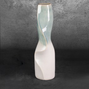 LIANA Dekoratívna váza 16x62 cm krémová