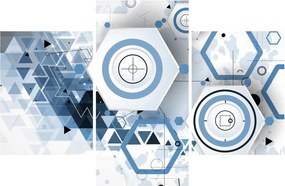 Obraz - Geometrická abstrakcia (90x60 cm)