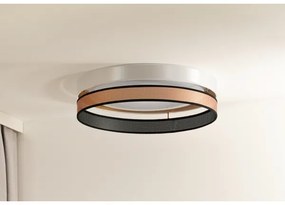 Duolla- LED Stropné svietidlo ROLLER DUO SHINY LED/24W/230V pr. 45 cm biela/medená