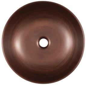 Sapho Sapho, PRIORI keramické umývadlo na dosku, priemer 41,5cm, medená, PI040