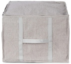 Sivý kompresný úložný box Compactor Oxford, 125 l