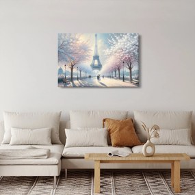Obraz - Maľba z Paríža (90x60 cm)