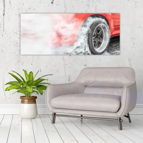 Obraz - Závodné auto (120x50 cm)