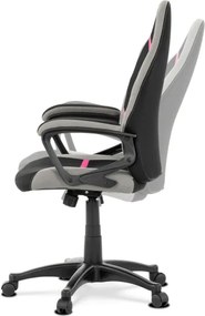 Detská otočná stolička ružová KA-L611 PINK