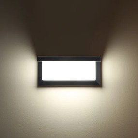 Brilagi -LED stmievateľné vonkajšie nástenné svietidlo BRICKY 1xE27/6W/230V 2700-6500K IP54 antracit