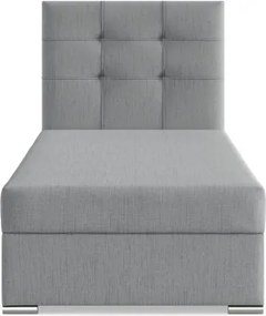 Čalúnená posteľ ELDA 90×200 cm svetlosivá