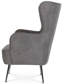 BONTEC Kreslo, sivá látka, AK-317 GREY2 Farba: Šedá