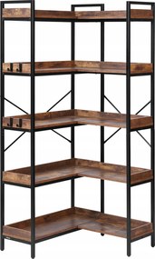 Regál Vevor 30 cm x 166,1 cm x 74,7 cm Dub hnedý