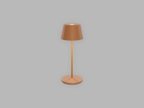 LED2 A1325519 Stolná lampa ROXY MINI LED, 2W, 2200K/3000K, 150lm, IP65, terracotta, stmievateľná