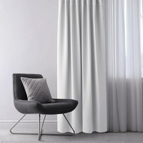Restilo Záves Blackout EYELETS biela, 140 x 245 cm