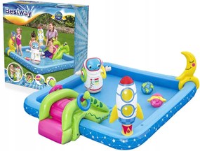 Vodné Detské Ihrisko Nafukovací Bazén Fontána Šmýkačka Hračky