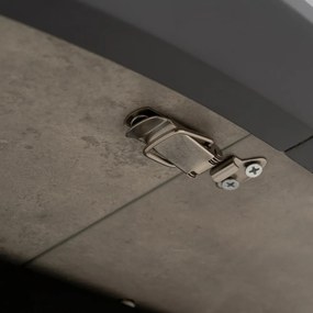 Okrúhly rozkladací jedálenský stôl s prídavnou doskou ø 120 cm Rocía – Ixia