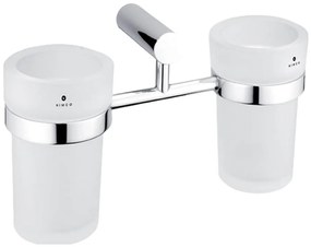 NIMCO BR 11058DW-26 - Nástenný stojan na kefky BORMO matné sklo/chróm