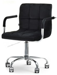 Stolička Elita (čierna + chrómová). Akcia -23%. Vlastná spoľahlivá doprava až k Vám domov. 1110023