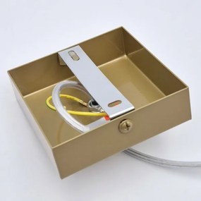 Luster na lanku ASTRID 1xE27/60W/230V zlatá