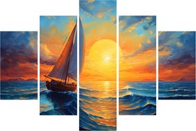 Obraz - Plachetnica (150x105 cm)