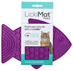 Lízacia podložka pre mačky Felix Purple – LickiMat