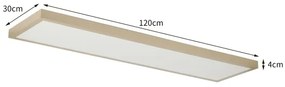 Brilagi-LED Stmievateľné kúpeľňové svietidlo FRAME SMART LED/50W/230V 120x30 IP44 + diaľkové ovládanie