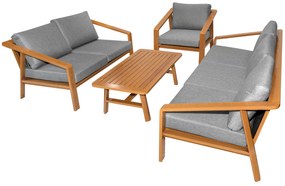 Záhradný nábytok 2 pohovky + kreslo + stôl RAMIZ 201890