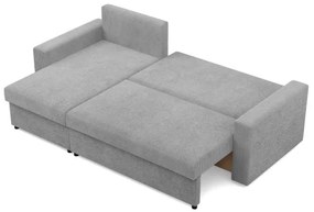 Rohová rozkladacia sedačka NEO Poso sivá