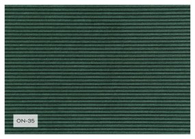 Zelená menčestrová rozkladacia rohová pohovka (variabilná) Lazy Lukka – Miuform