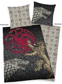 Bavlnené posteľné prádlo Herding Game of Thrones,135 x 200 cm, 80 x 80 cm