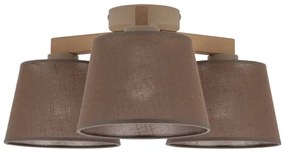 Brilagi - Prisadený luster LATTE SABIA 3xE27/15W/230V borovica/hnedá