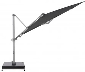 Knirps KNIRPS 320 x 320 cm - luxusný výkyvný záhradný slnečník s bočnou tyčou : Farba slnečníka - Tmavě šedá