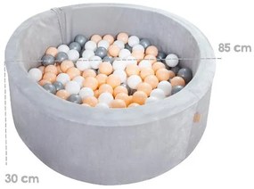 roba Loptičkový bazén, bronzový + Loptičky do bazéna, béžové, 100 kusov  (800011643)